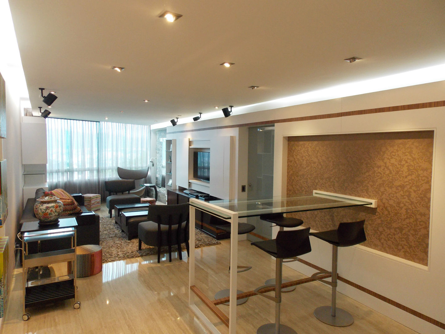 Apartamento 533, TRIBU ESTUDIO CREATIVO TRIBU ESTUDIO CREATIVO ห้องนั่งเล่น