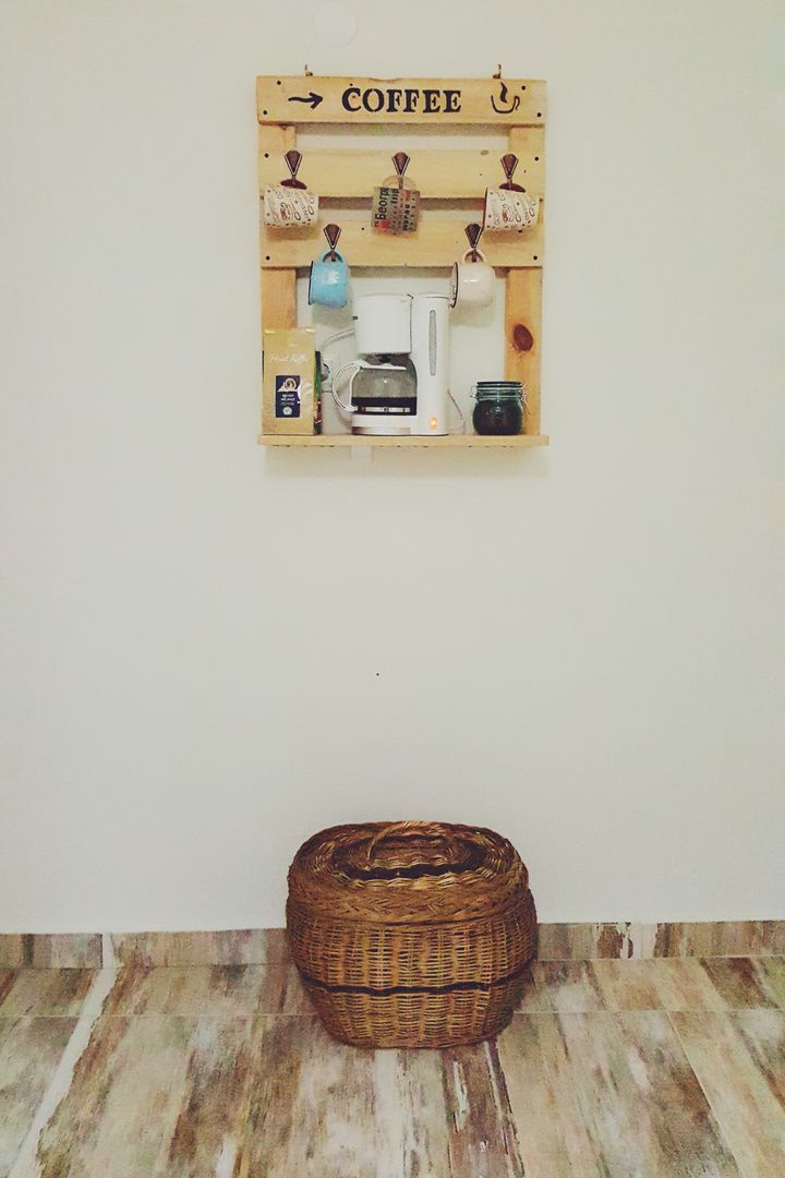 Coffee Bar, Atölye Çatı Atölye Çatı Vườn nội thất Gỗ Wood effect Interior landscaping