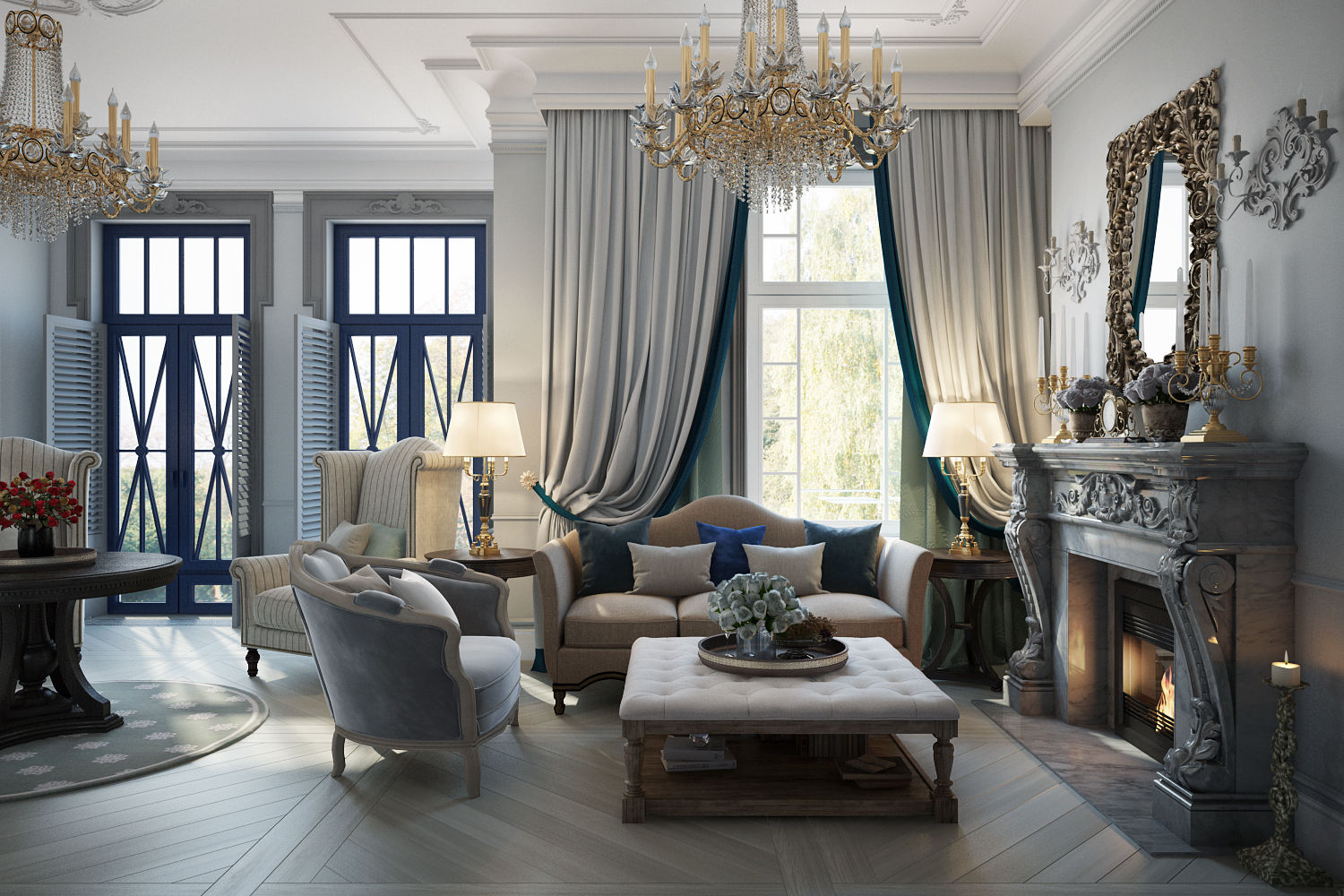 Ильинка, Александра Клямурис Александра Клямурис Classic style living room