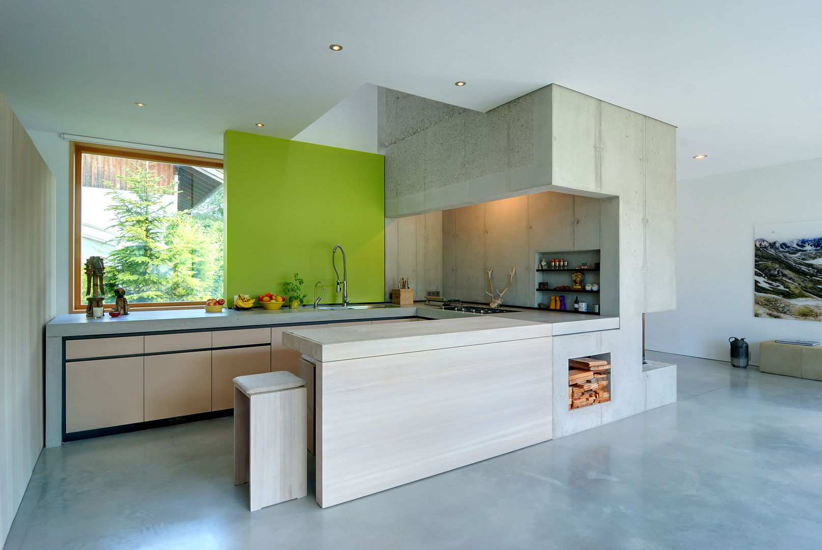 Rauchkuchlhaus auf der Seewiese am Schliersee, vonMeierMohr Architekten vonMeierMohr Architekten Modern Kitchen