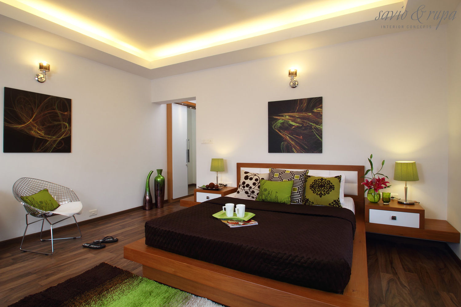 Guest Bedroom Savio and Rupa Interior Concepts Modern Bedroom