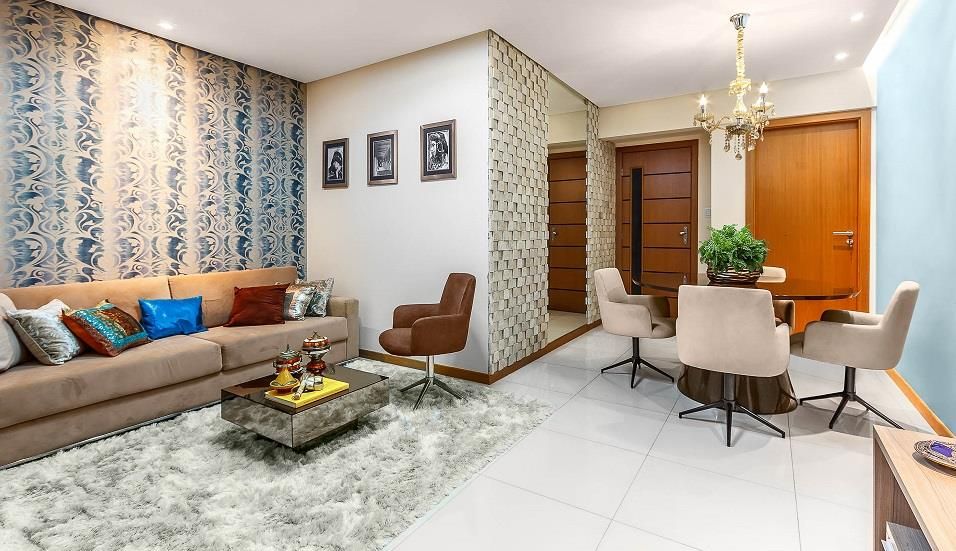 Apartamento - Puerto Madero, DUE Projetos e Design DUE Projetos e Design Salas de estilo clásico Accesorios y decoración