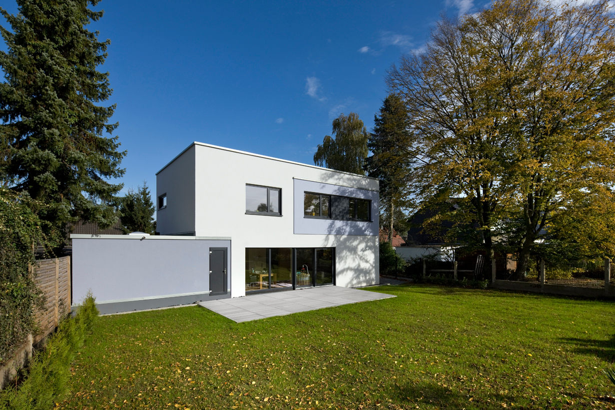 Holzrahmenbau, puschmann architektur puschmann architektur Rumah Modern