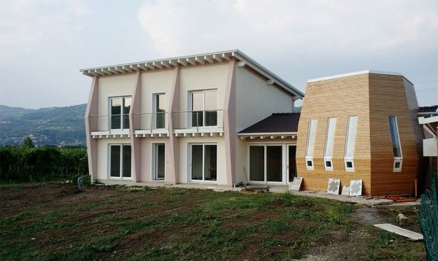 Casa in legno con struttura X Lam, provincia di Verona, WoodLab WoodLab Будинки Дерево Дерев'яні