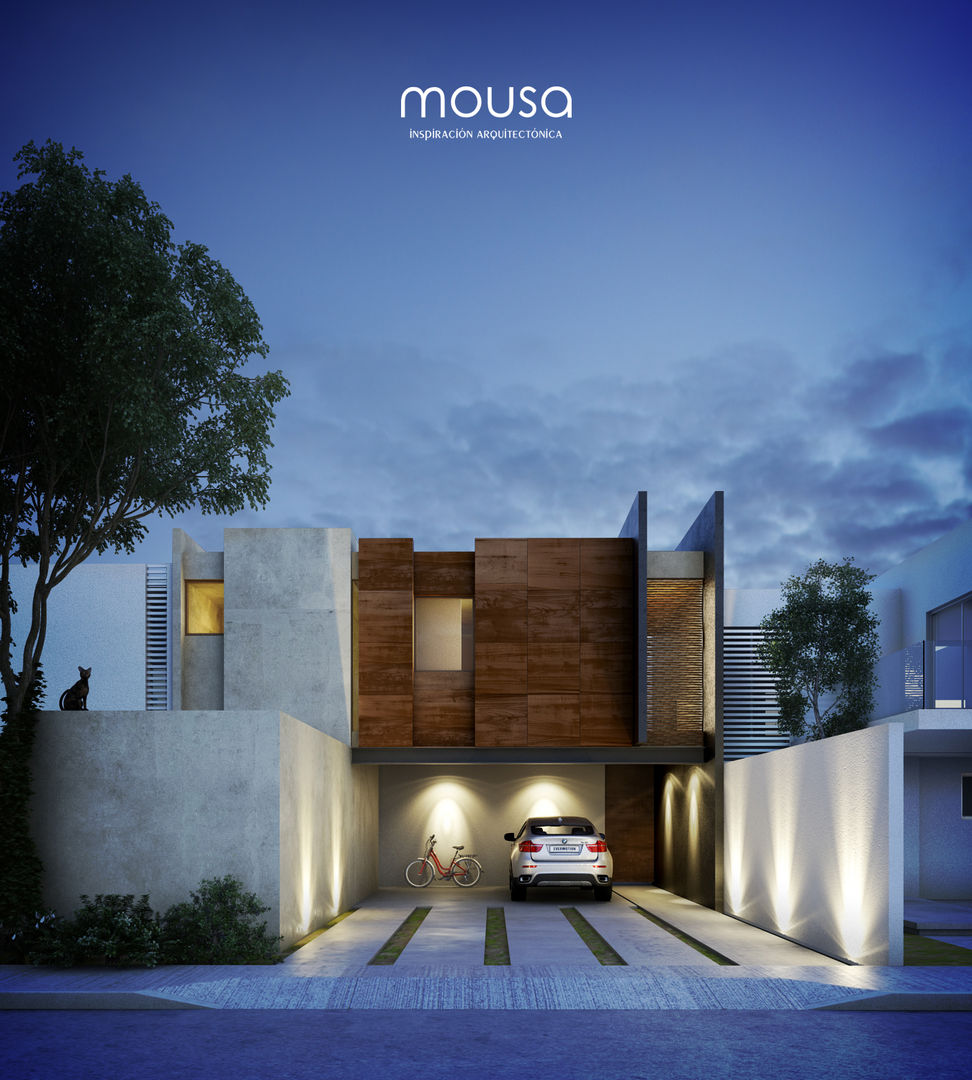 Casa Alor, mousa / Inspiración Arquitectónica mousa / Inspiración Arquitectónica Modern Houses