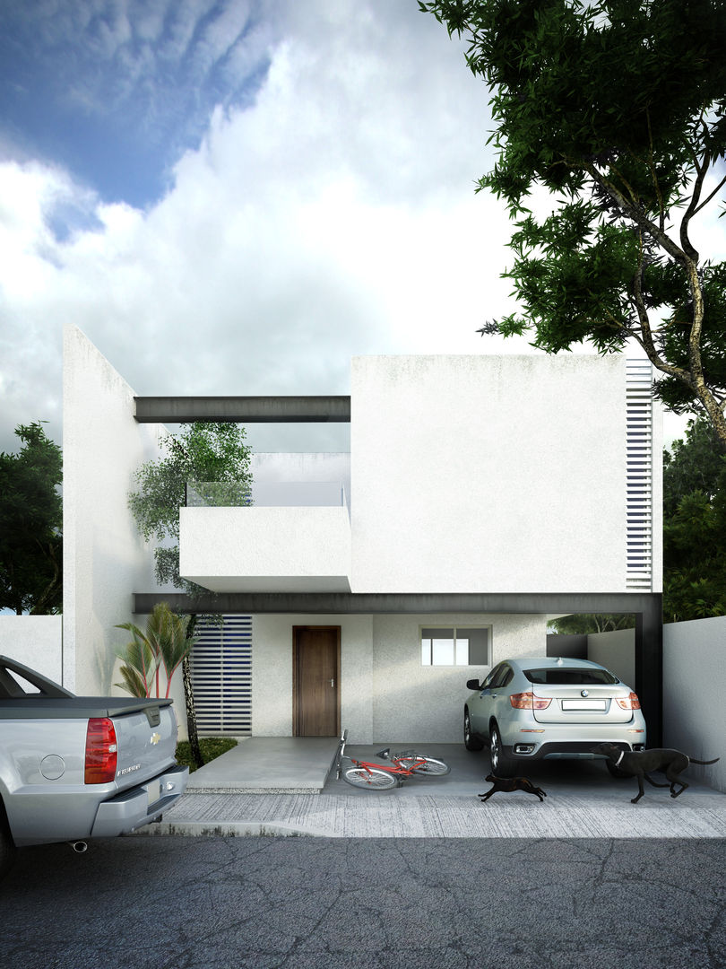 Casa A mousa / Inspiración Arquitectónica Casas de estilo minimalista