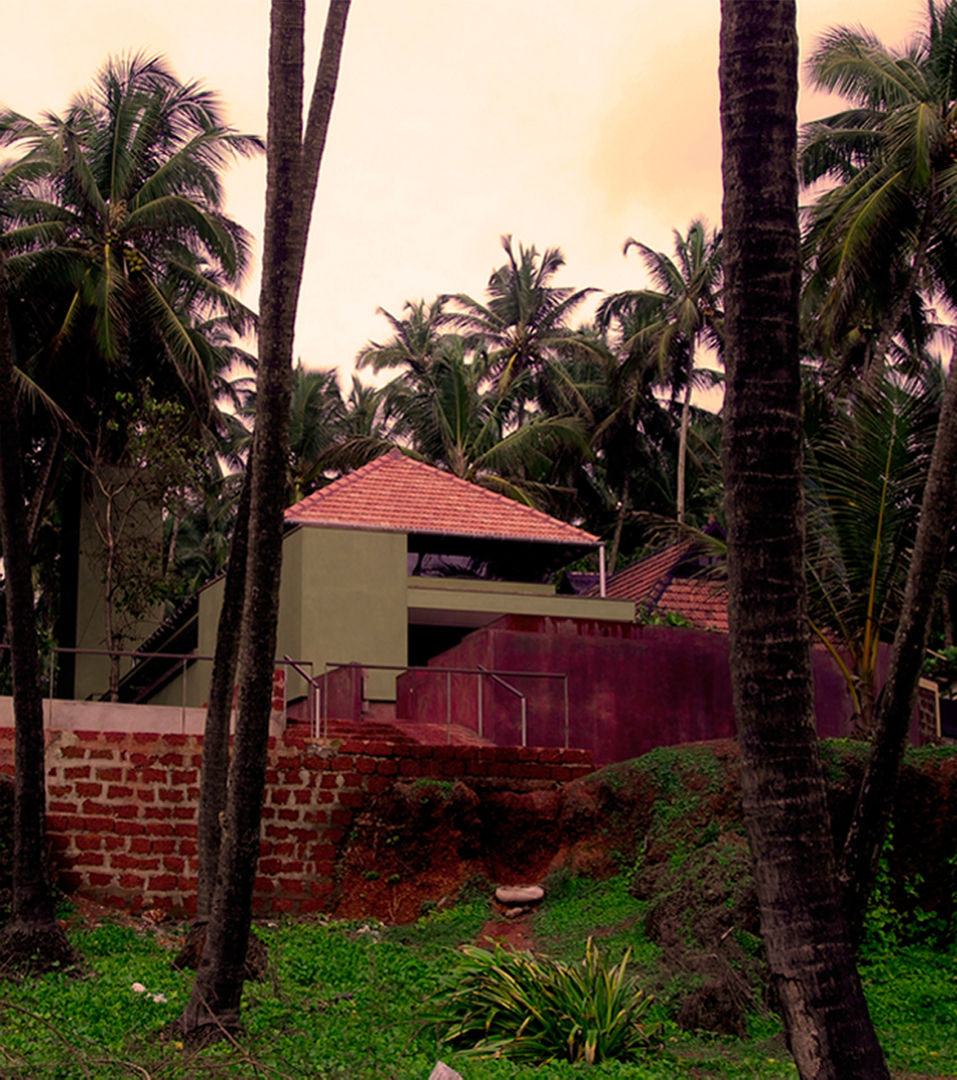 View from beach GDKdesigns Minimalist house