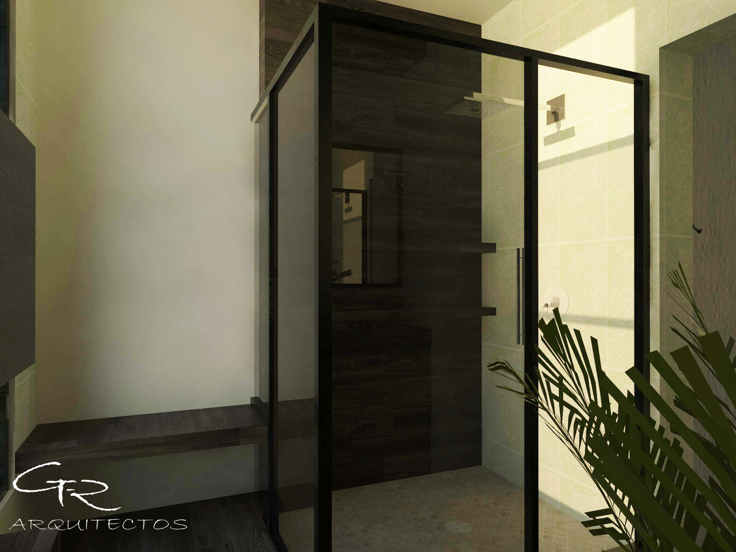 House Jc-1 GT-R Arquitectos Baños de estilo minimalista