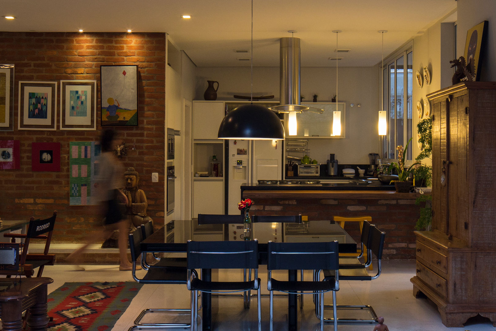 Residência Volpi, JAA Arquitetos JAA Arquitetos Ruang Makan Modern