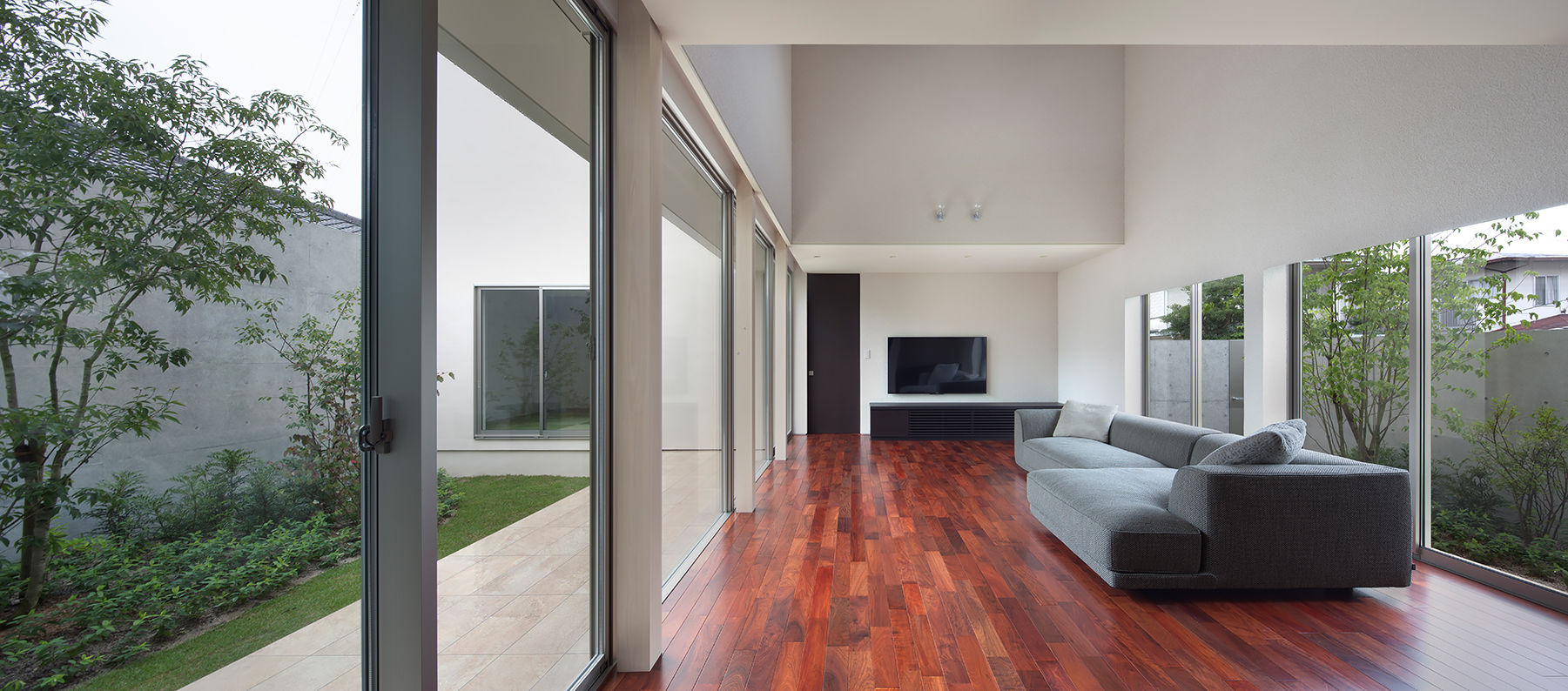 Terrace House, Atelier Square Atelier Square Salas de estilo moderno