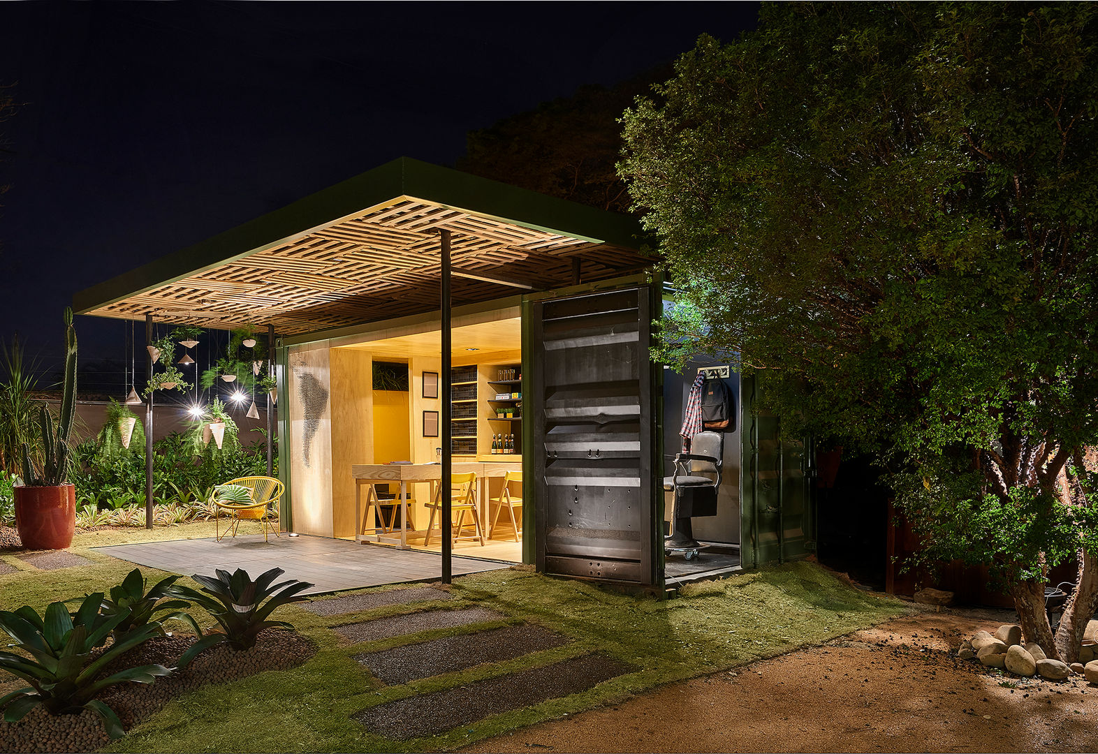 CASULO, MEIUS ARQUITETURA MEIUS ARQUITETURA モダンデザインの テラス