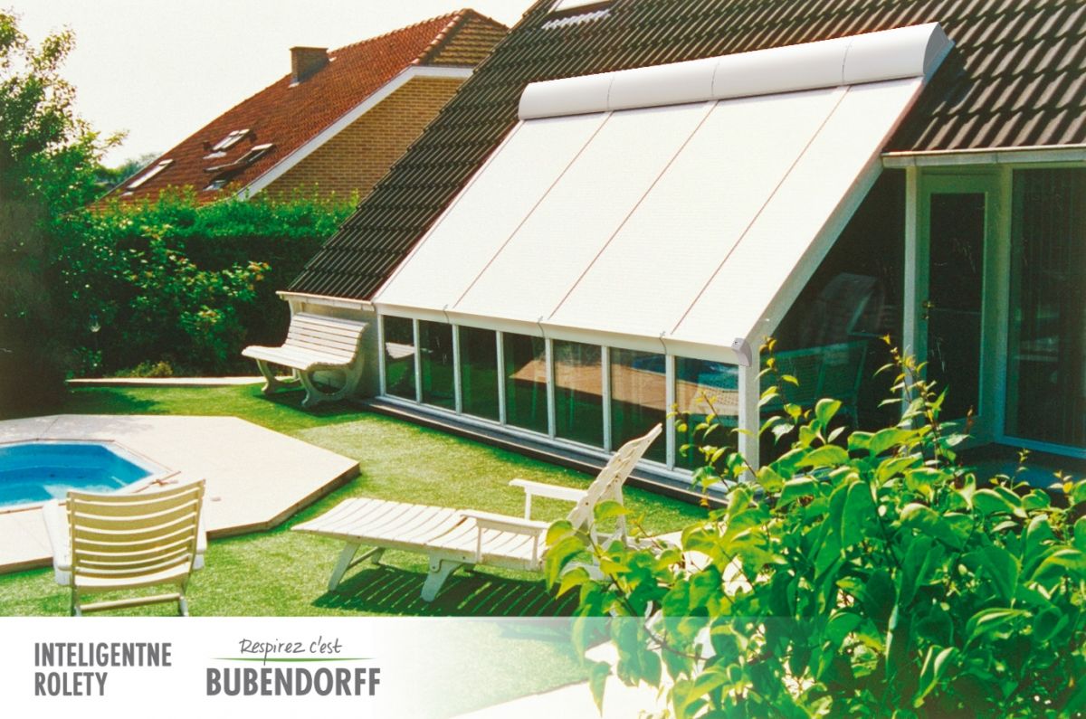 Rolety poziome ROLAX do ogrodów zimowych , Inteligentne Rolety Bubendorff Inteligentne Rolety Bubendorff Modern conservatory Aluminium/Zinc