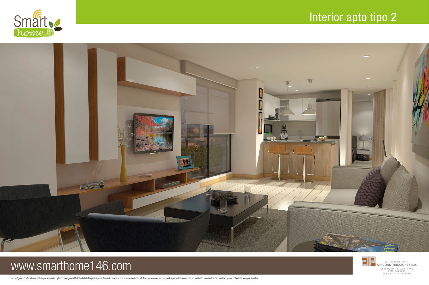 Smarthome 146, AP Construcciones S.A. AP Construcciones S.A. Modern living room انجینئر لکڑی Transparent