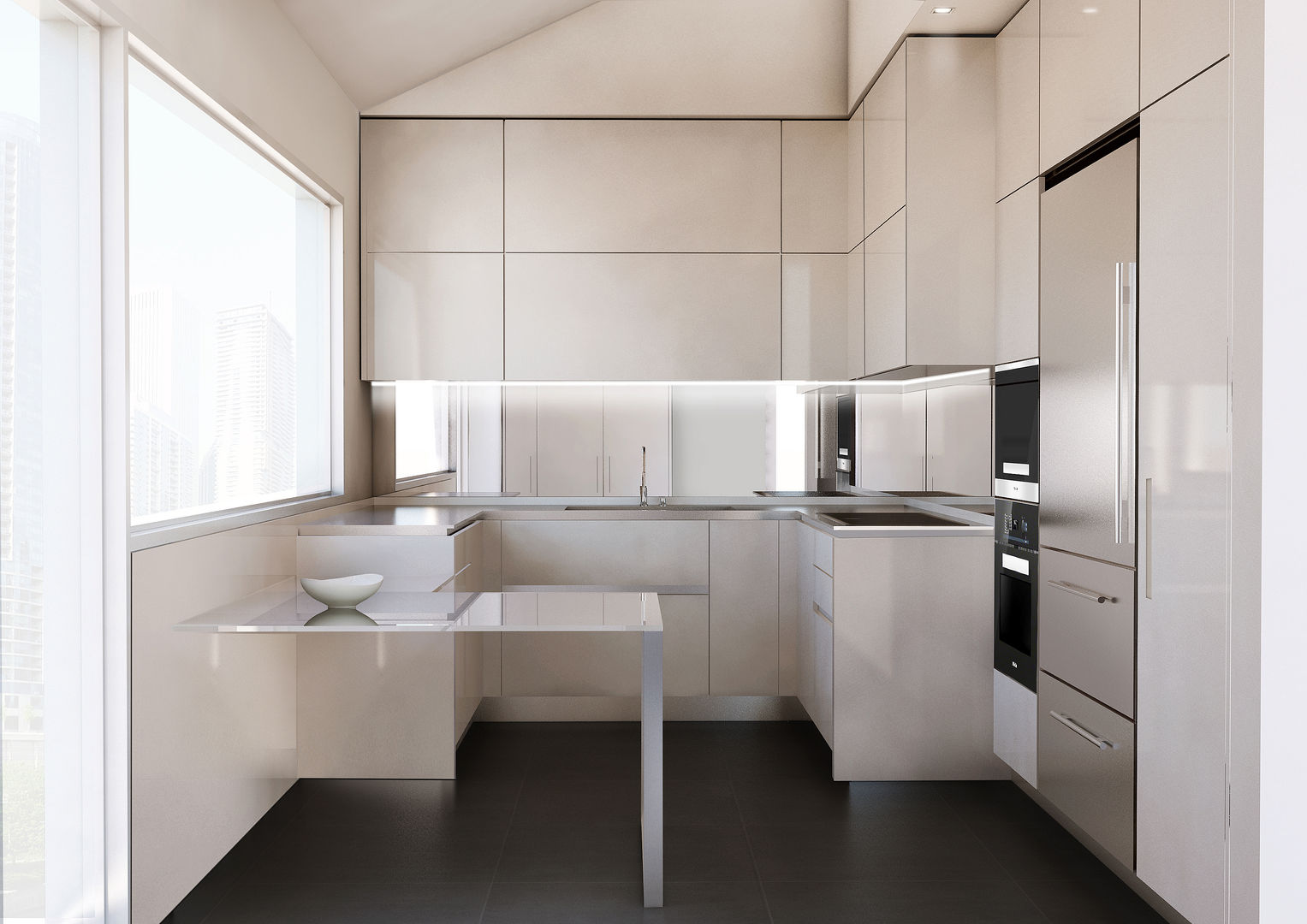 Render di interni, Giuseppe Balestri Giuseppe Balestri Modern kitchen