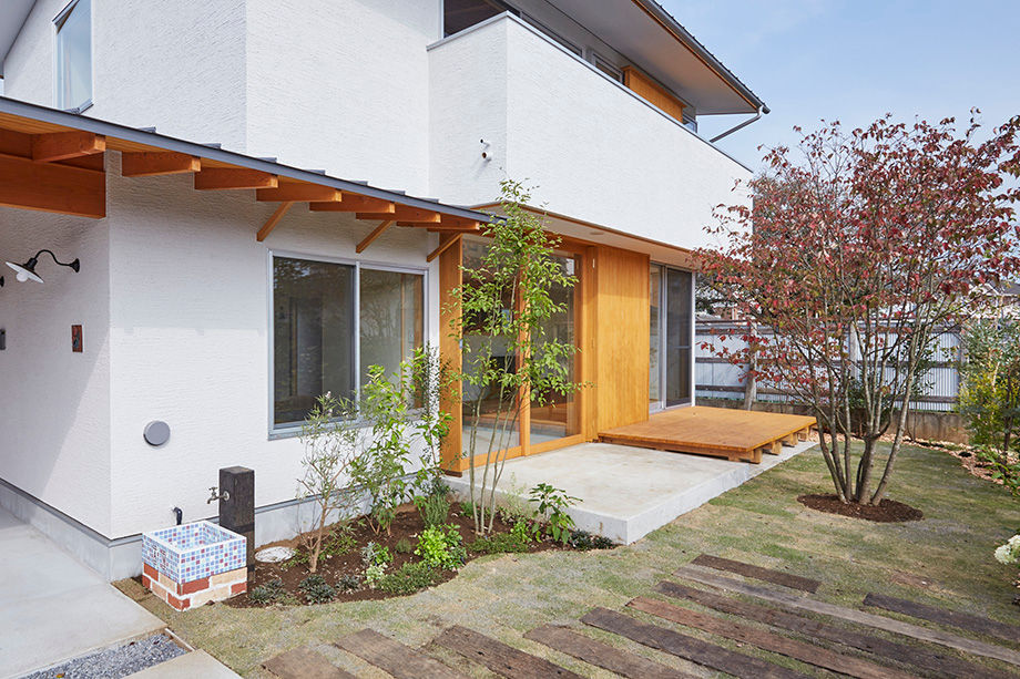 山崎の住宅, 一級建築士事務所co-designstudio 一級建築士事務所co-designstudio حديقة خشب Wood effect