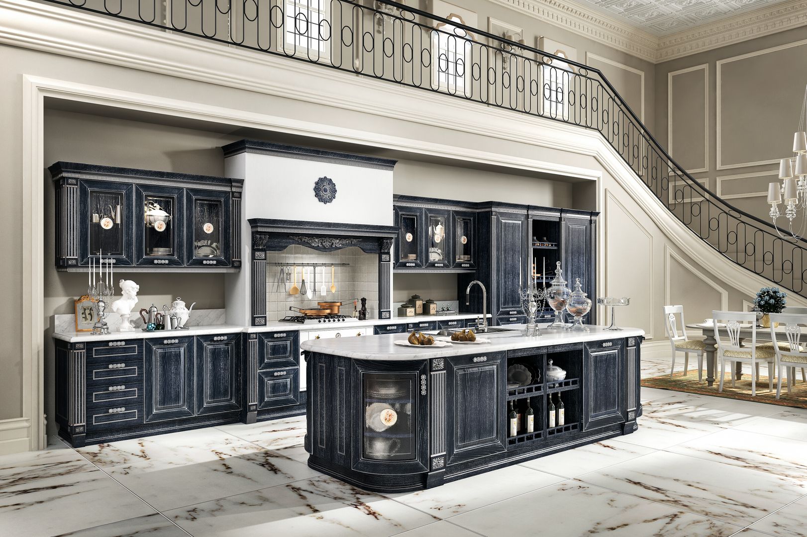 Home cucine srl Italien, home cucine home cucine Mediterranean style kitchen Wood Wood effect Cabinets & shelves