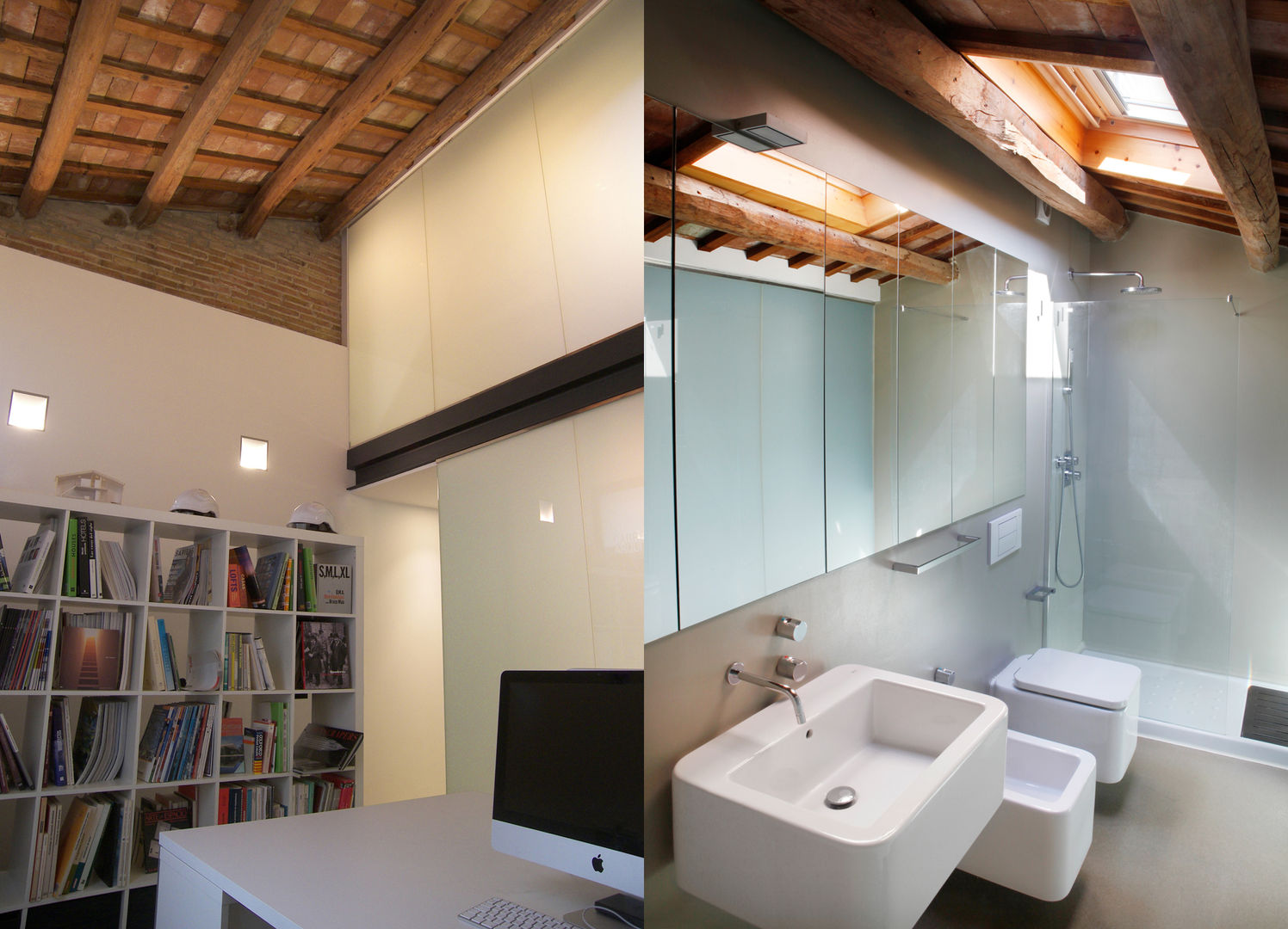 Estudio/baño CABRÉ I DÍAZ ARQUITECTES Baños de estilo minimalista