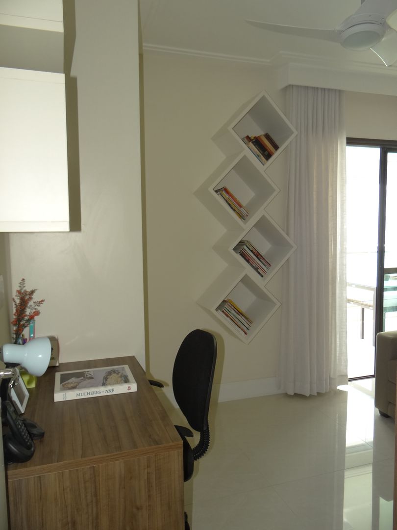 Apartamento no LeParc, 2nsarq 2nsarq Ruang Studi/Kantor Modern