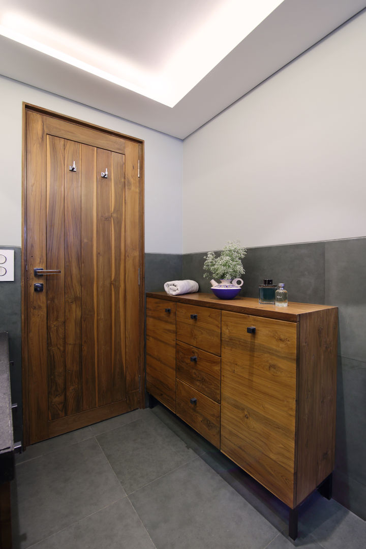 Residential - Napeansea Rd, Nitido Interior design Nitido Interior design Minimal style Bathroom Solid Wood Multicolored Storage