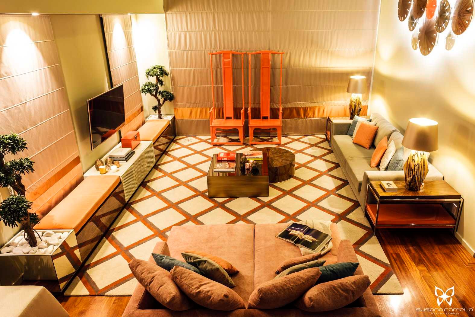 Sta. Maria da Feira | 2015, Atelier Susana Camelo Atelier Susana Camelo Rustic style living room Copper/Bronze/Brass