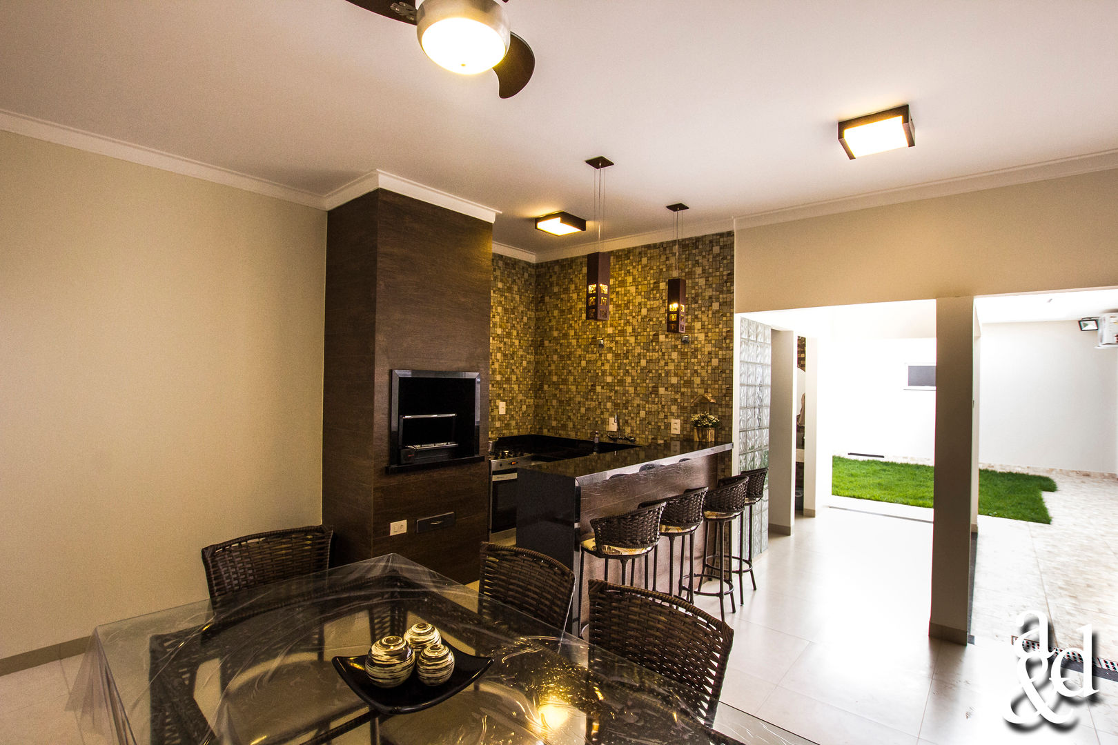 Projeto Residencial, Arch & Design Studio Arch & Design Studio Area de Lazer,Varanda Gourmet