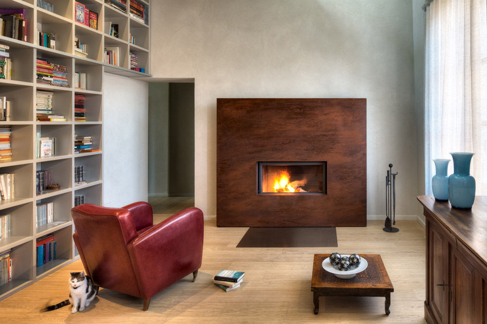 Realizzazioni, Toppino snc Toppino snc Modern living room Fireplaces & accessories
