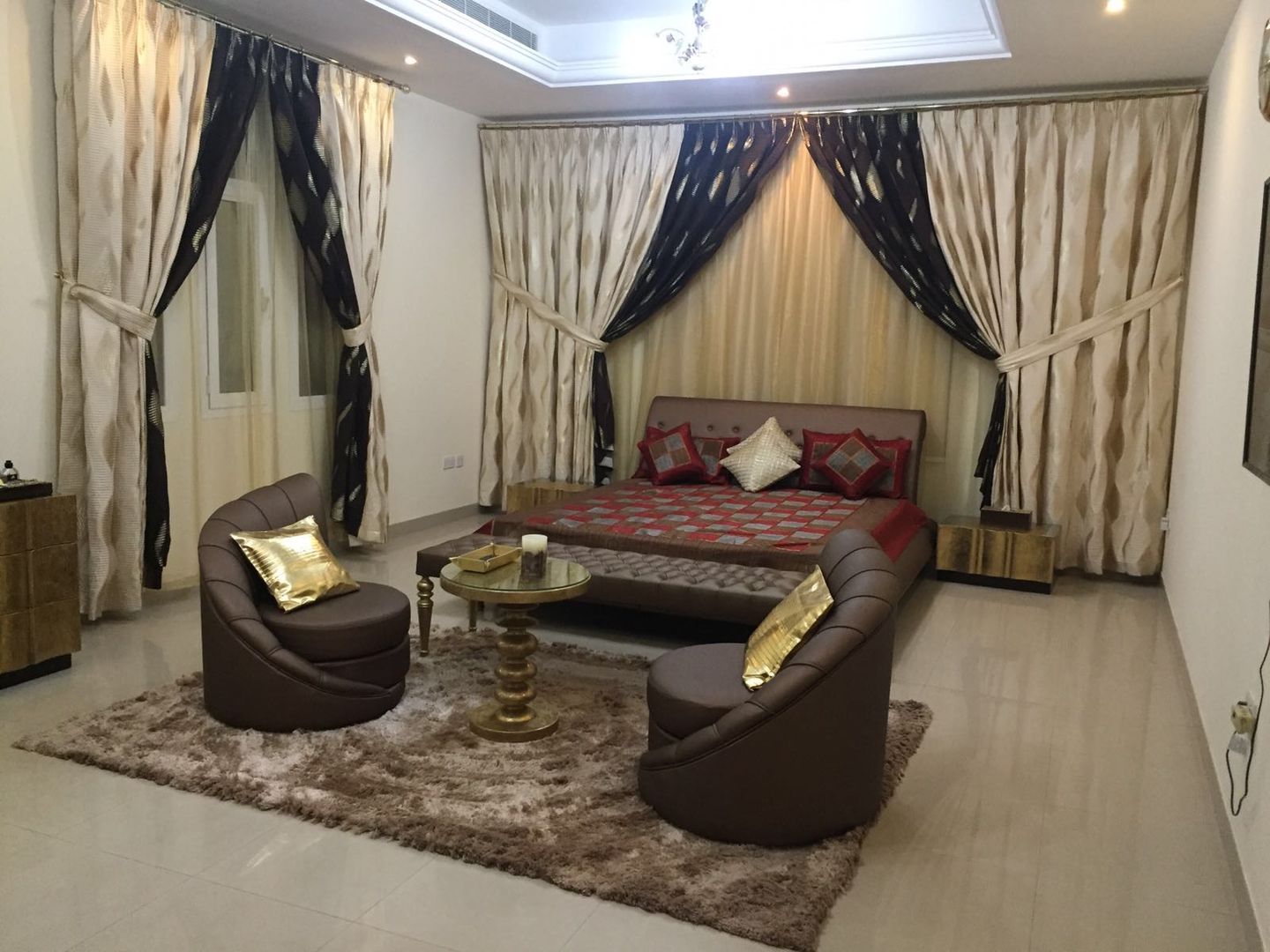 Villa Interiors Muscat, KamalKavitaInteriors KamalKavitaInteriors Phòng khách