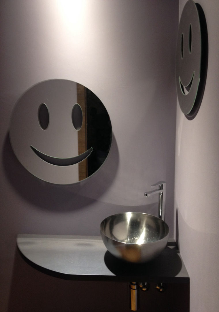 MIRRORS, bilune studio bilune studio Modern bathroom Glass