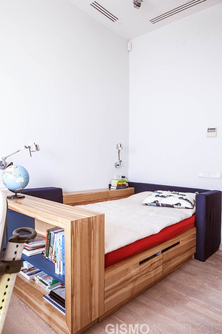 WNĘTRZA DOMU WE LWOWIE, GISMOARCHITECTS GISMOARCHITECTS Dormitorios infantiles modernos: