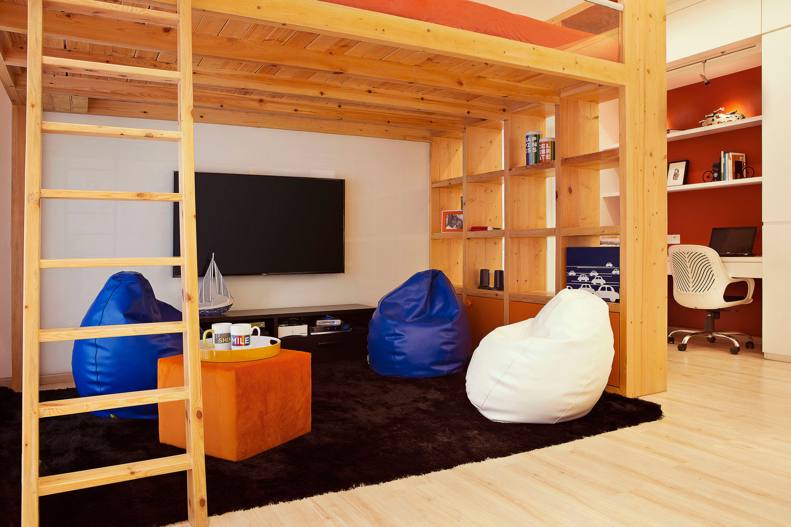 Residential - Juhu 2, Nitido Interior design Nitido Interior design Nursery/kid’s room Solid Wood Multicolored