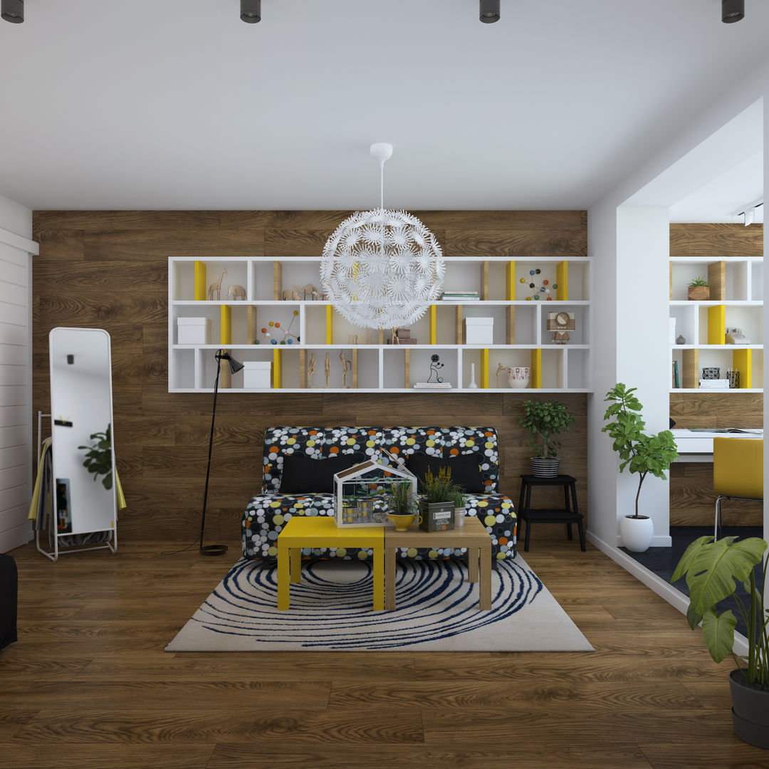 Очень старый проект), 3D GROUP 3D GROUP Scandinavian style living room