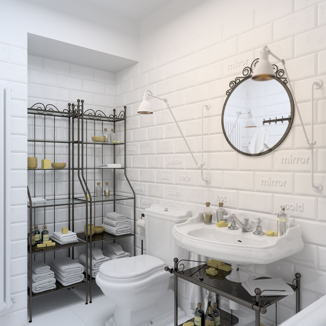 Очень старый проект), 3D GROUP 3D GROUP Scandinavian style bathroom