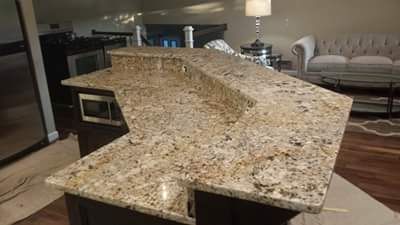 Acabados en mármol y granito, Leon Countertops Leon Countertops Modern kitchen Granite Tables & chairs