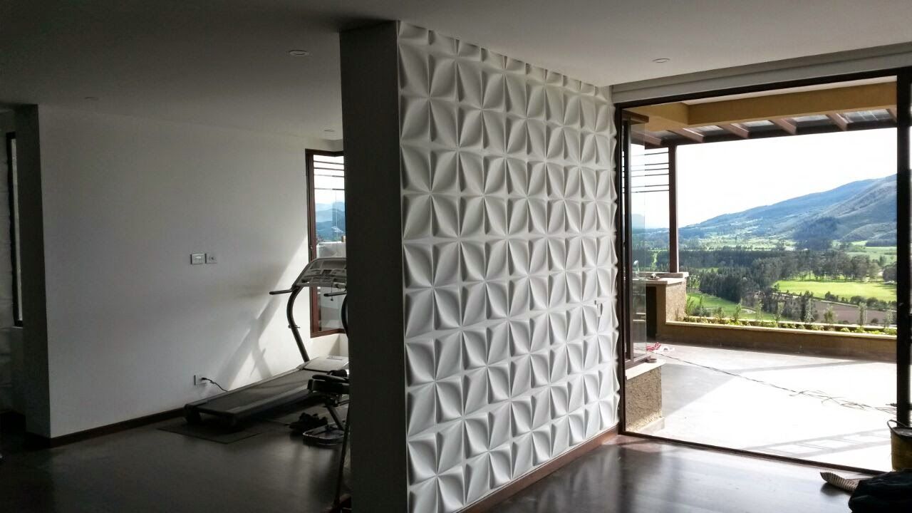 PAREDES EN 3D , dekora2013 dekora2013 Dinding & Lantai Modern Bambu Green