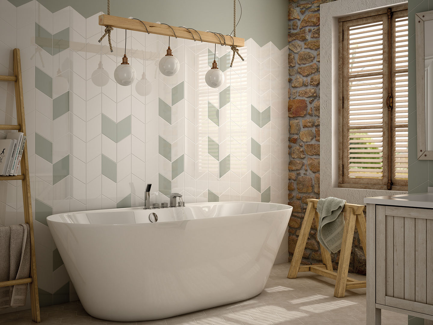 homify Bagno moderno Piastrelle Decorazioni