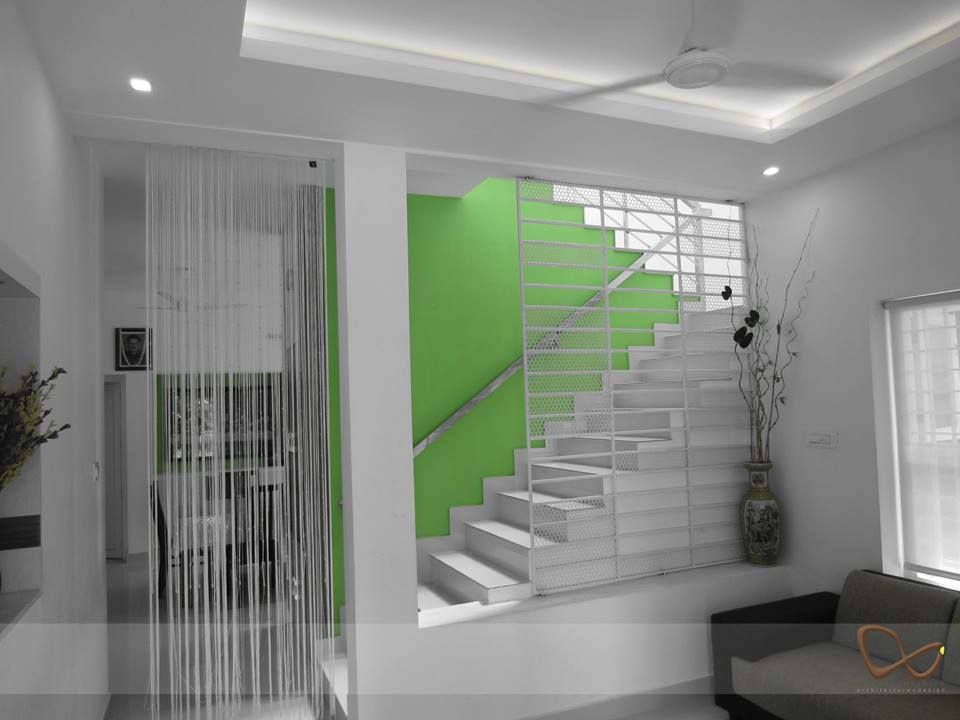 GREEN COLLAGE, DREAM INFINITE DREAM INFINITE Salas de estilo minimalista