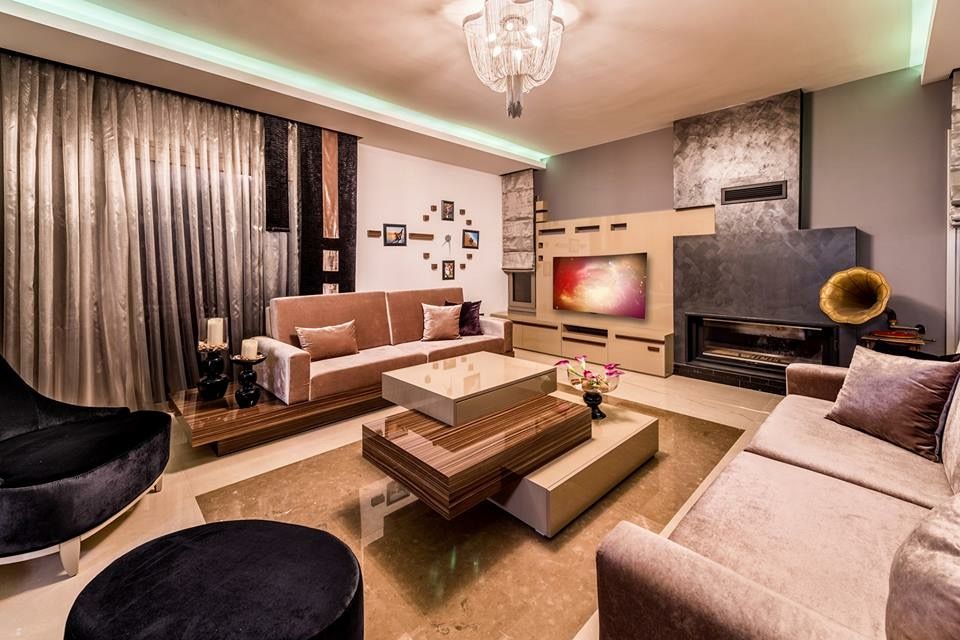 RBK evi Lapta/ Girne, Şölen Üstüner İç mimarlık Şölen Üstüner İç mimarlık Modern living room