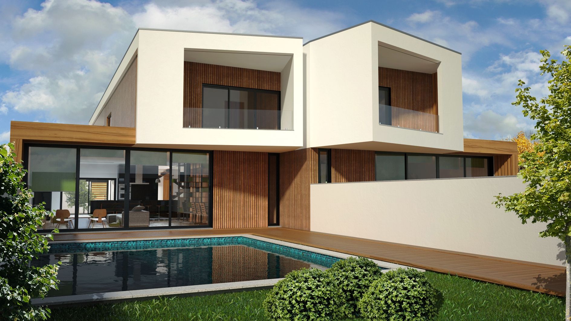 Moradias Geminadas , PROJETARQ PROJETARQ Modern houses