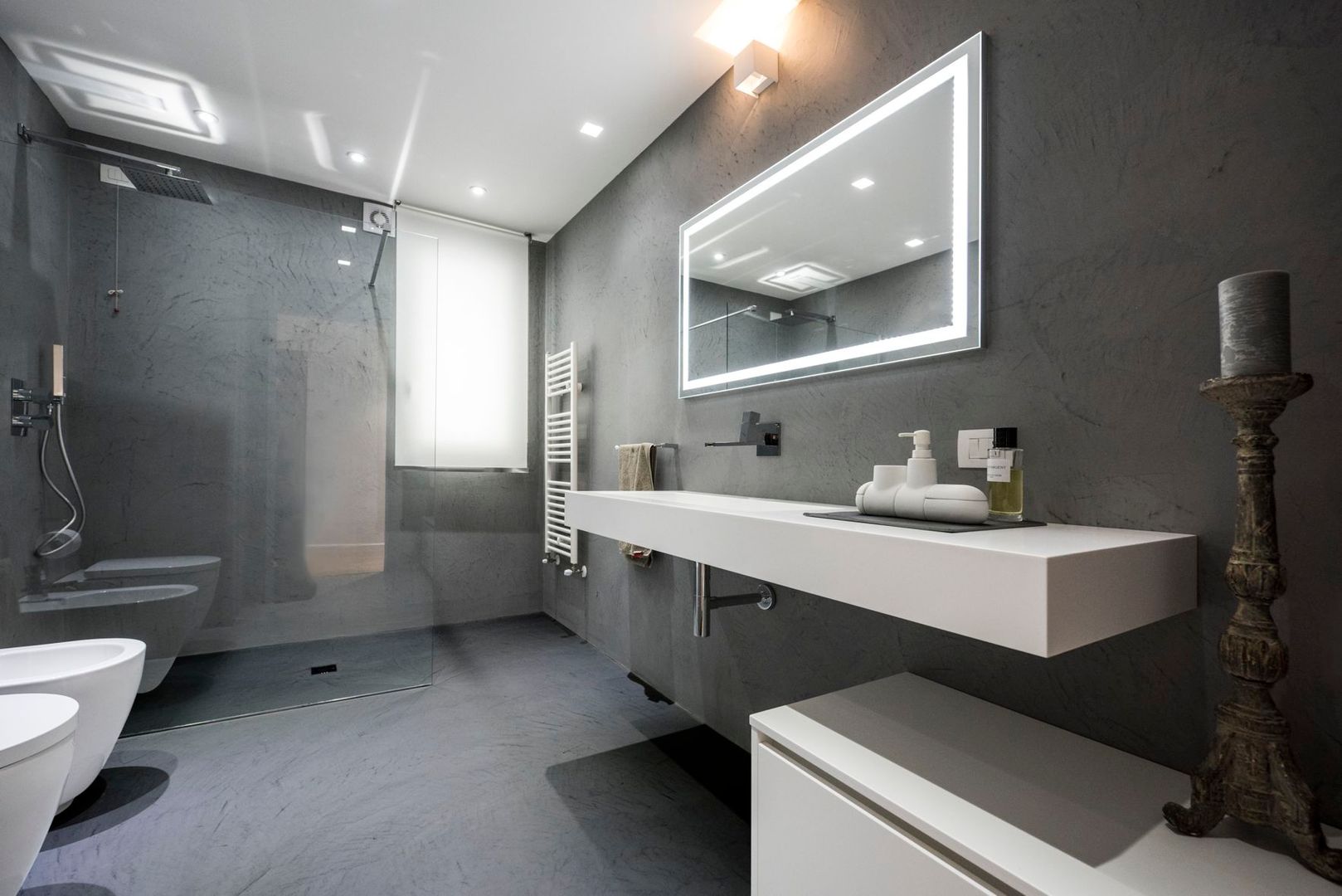 Casa E, Laboratorio di Progettazione Claudio Criscione Design Laboratorio di Progettazione Claudio Criscione Design Modern style bathrooms
