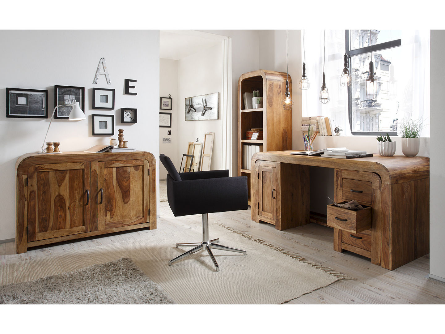 Palisander , Sunchairs GmbH & Co.KG Sunchairs GmbH & Co.KG Estudios y despachos de estilo ecléctico Madera Acabado en madera Escritorios