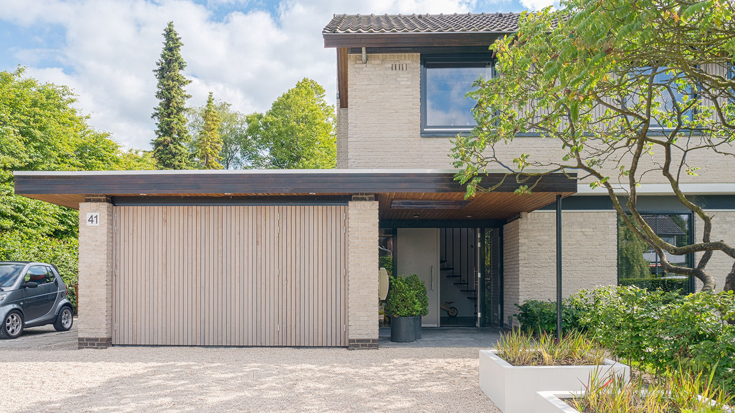 Modern woongeluk in Ruitersbos te Breda, van Os Architecten van Os Architecten منازل