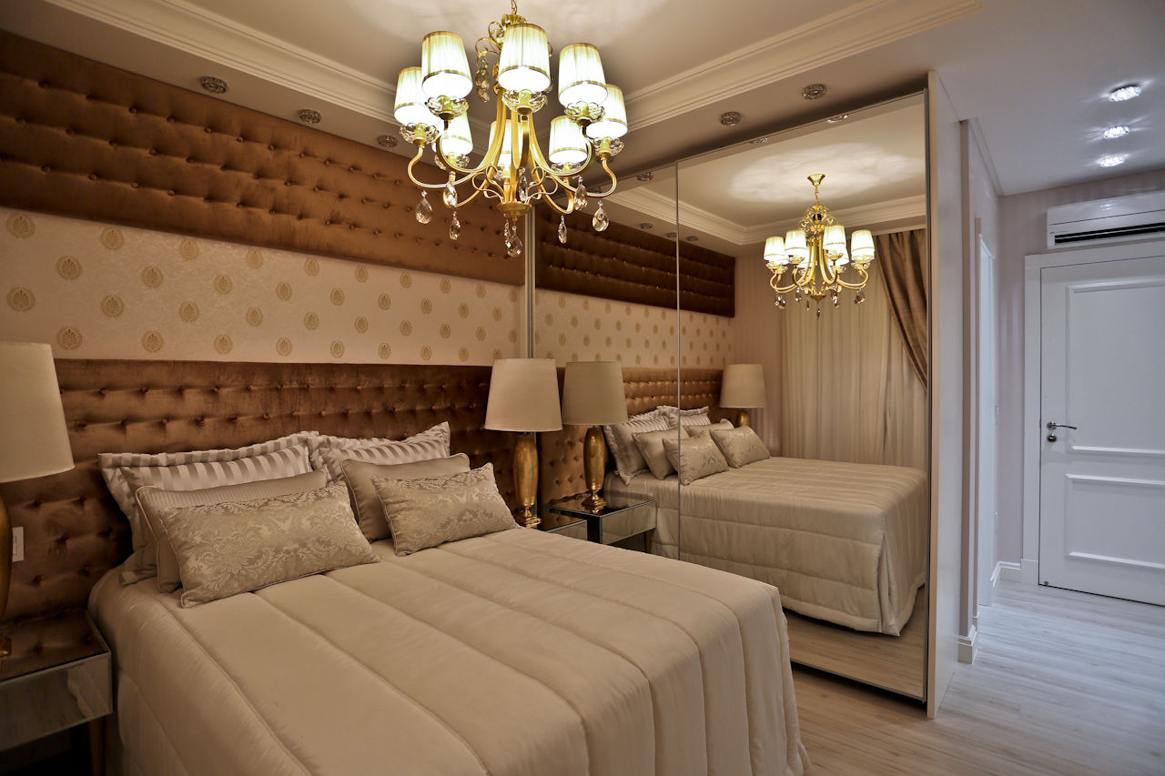 Apartamento, Spengler Decor Spengler Decor クラシカルスタイルの 寝室