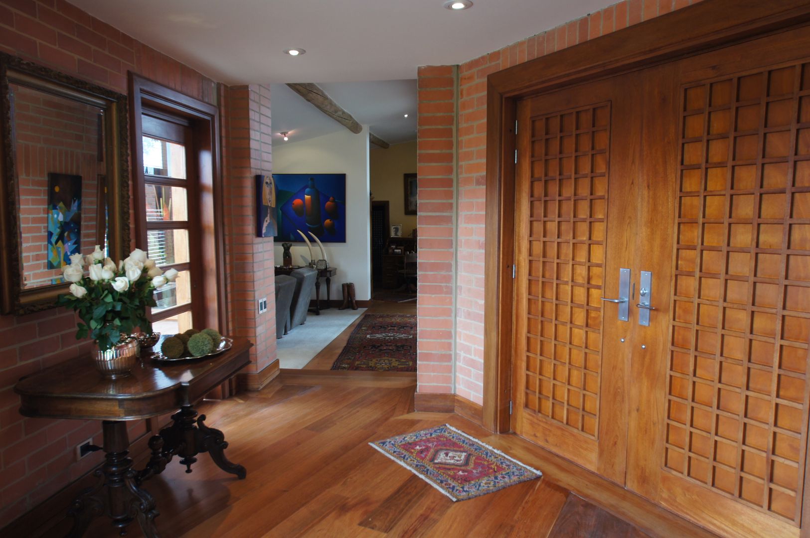 VIVIENDA SANDQUIST, GRUPO CATA GRUPO CATA Eclectic style windows & doors Wood Wood effect