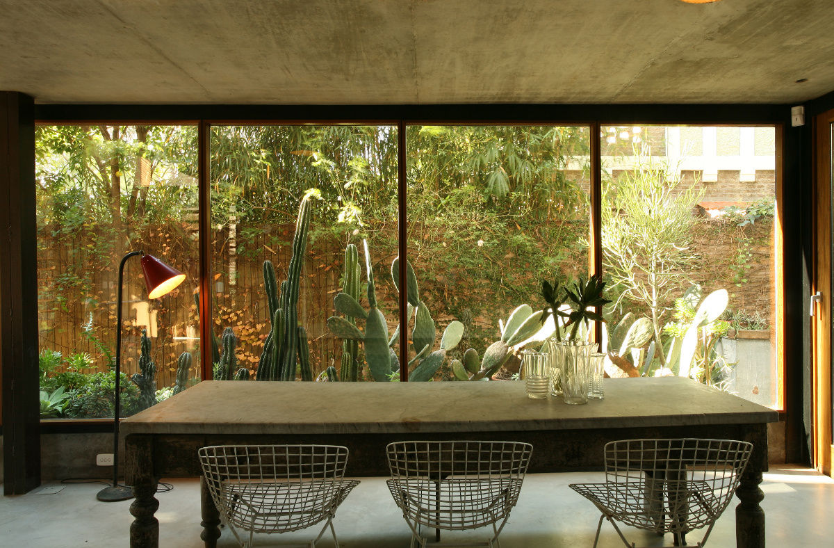 Casa OLIVOS, Arquitecto Alejandro Sticotti Arquitecto Alejandro Sticotti بيت زجاجي