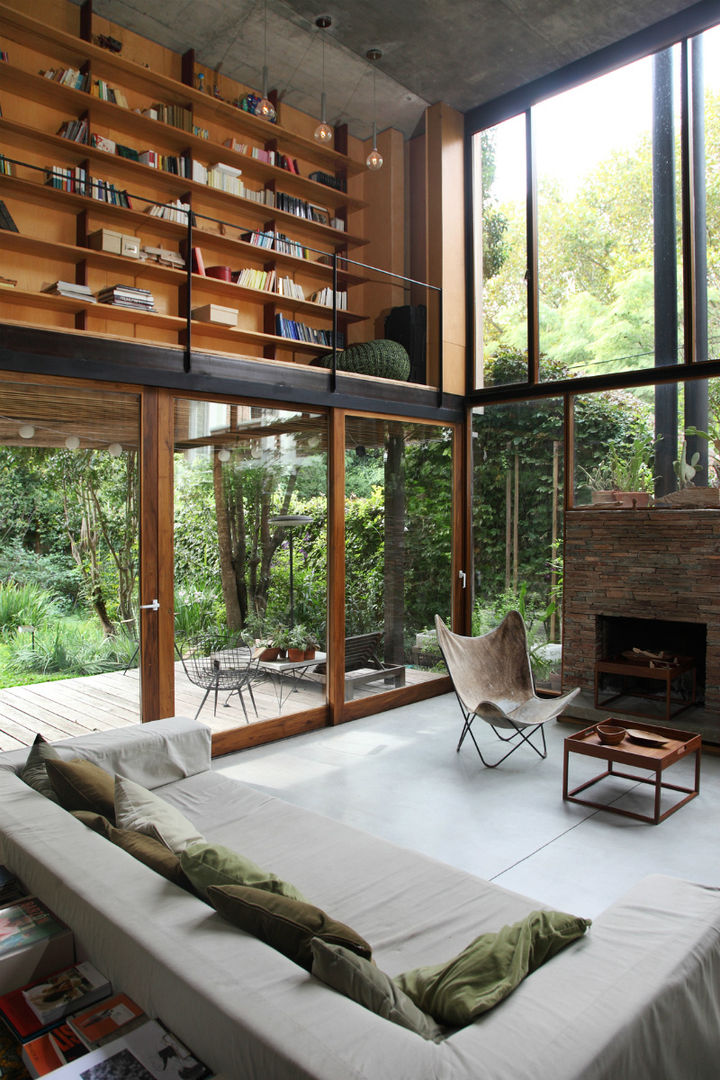 Casa OLIVOS, Arquitecto Alejandro Sticotti Arquitecto Alejandro Sticotti Kırsal Oturma Odası