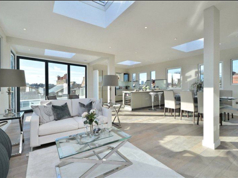 Camden Penthouse: a London based property development, Boutique Modern Ltd Boutique Modern Ltd Moderne Wohnzimmer