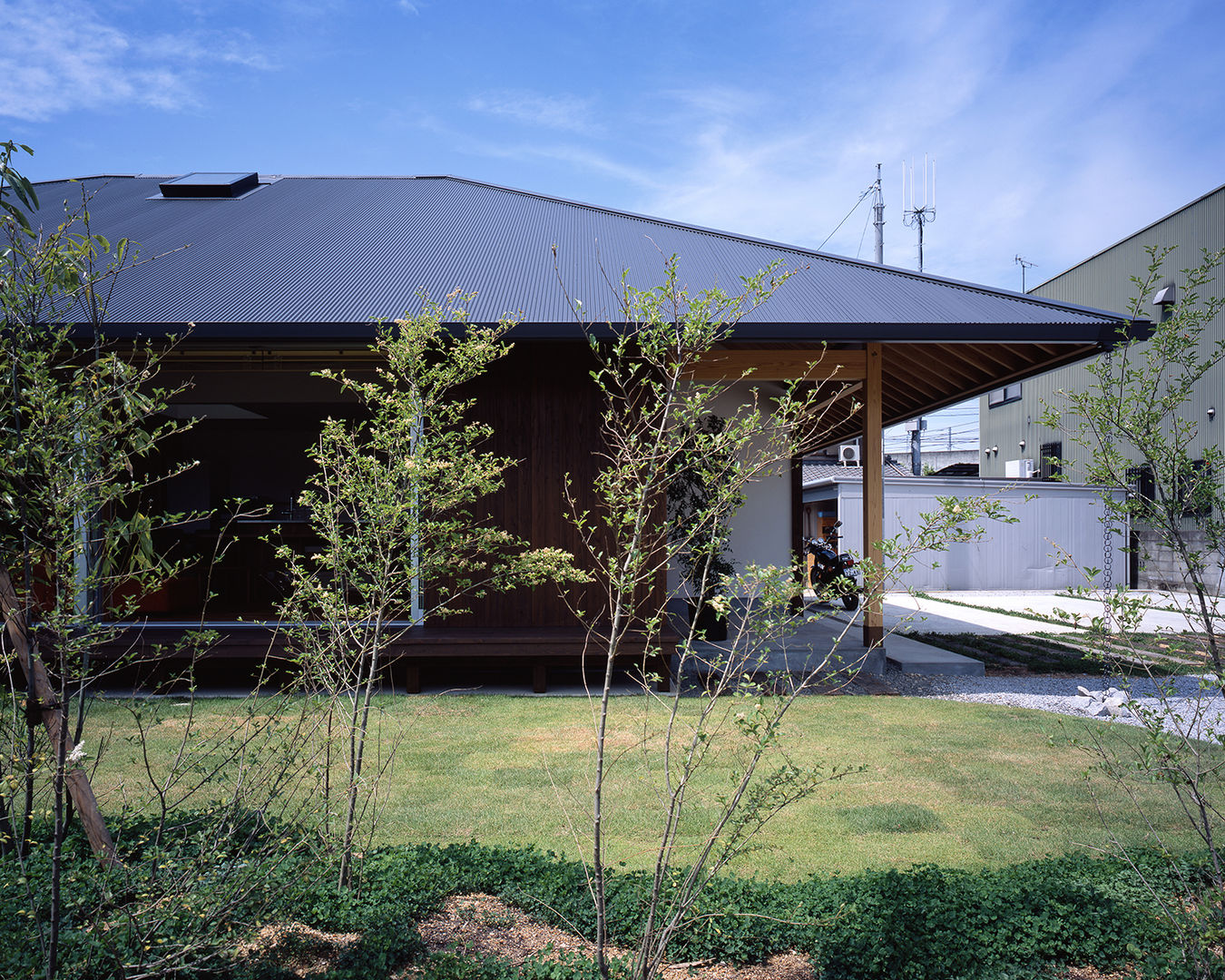 東山崎の家, TENK TENK 房子 木頭 Wood effect