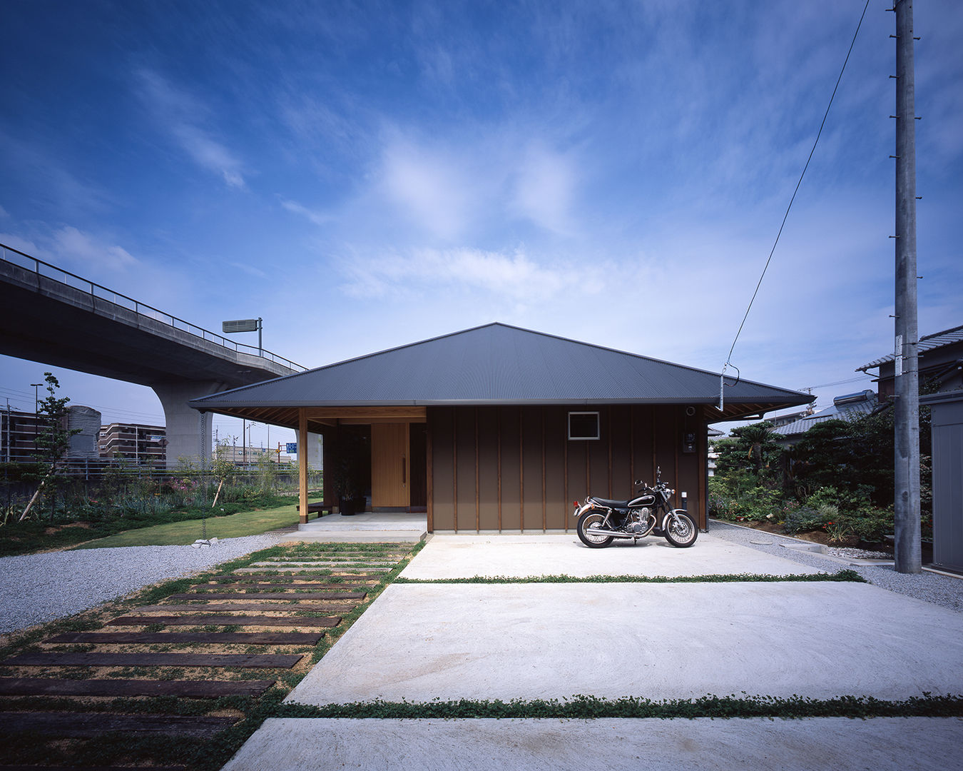 東山崎の家, TENK TENK Дома в азиатском стиле Дерево Эффект древесины