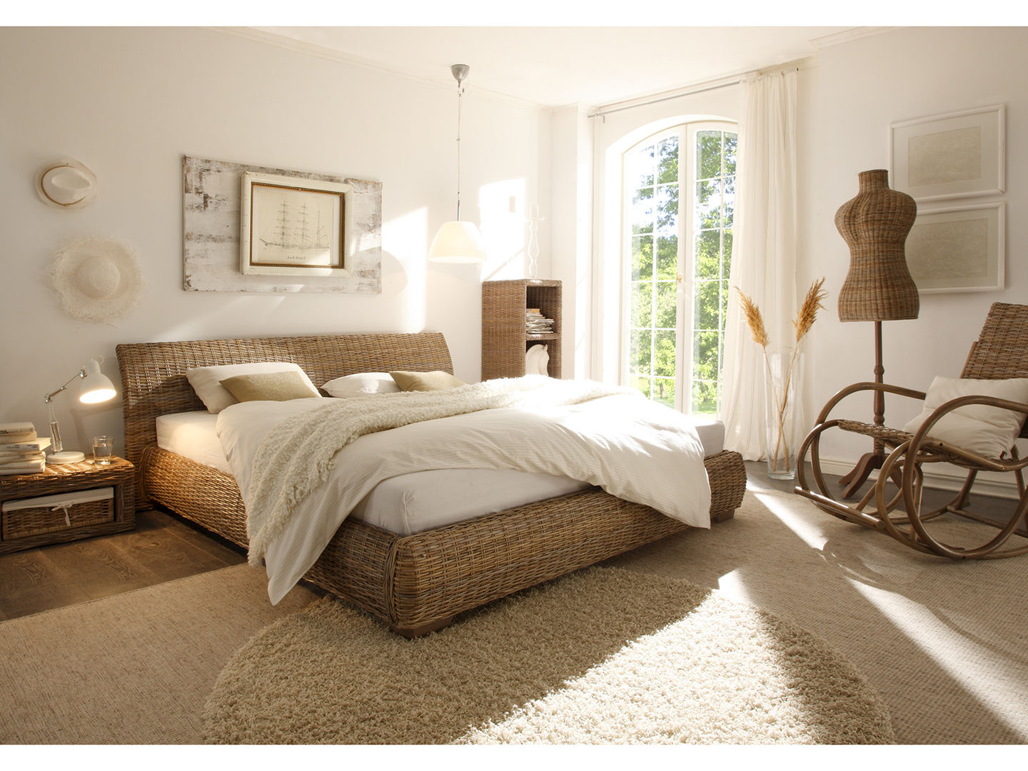 Schlafen, Sunchairs GmbH & Co.KG Sunchairs GmbH & Co.KG Kamar Tidur Klasik Kayu Wood effect Beds & headboards