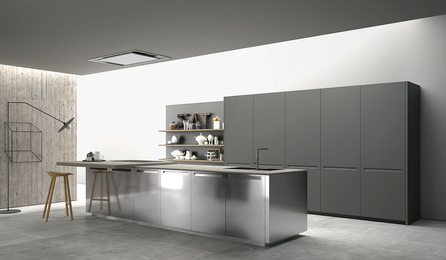 Modelo de cozinha Extra da Doimo Cucine, Grupo Emme Cozinhas Grupo Emme Cozinhas 現代廚房設計點子、靈感&圖片